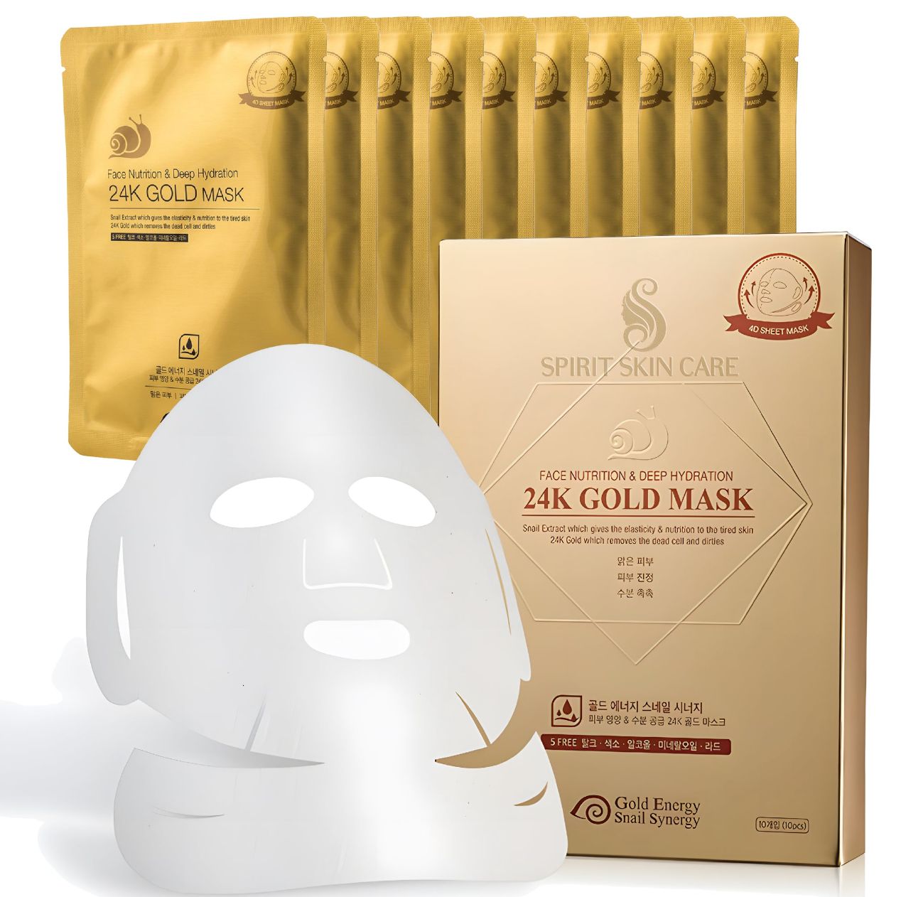 Gold mask face nutrition Brand: J&G, South Korea