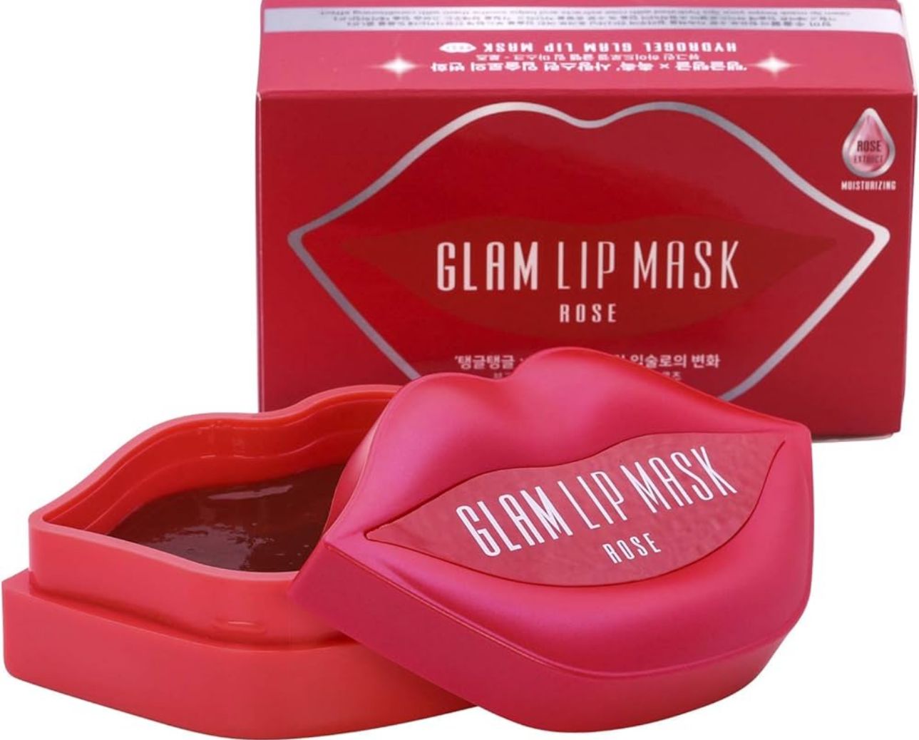 Beauugreen Hydrogel Glam Lip Mask Rose /20 pcs