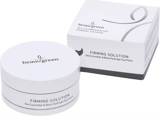 Beauugreen Sea Cucumber & Black Hydrogel Eye Patch (Medium Type / 30 pairs — or jar 60 pcs)