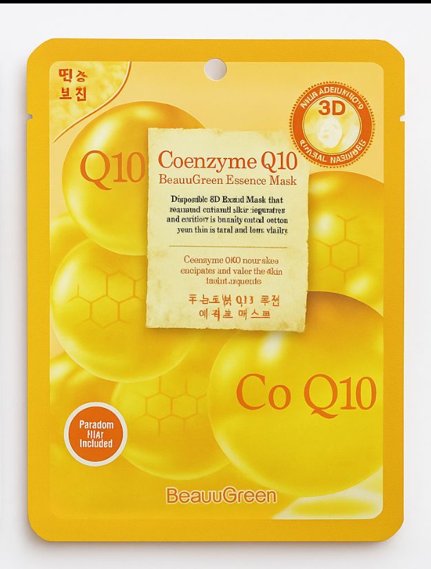 BeauuGreen Coenzyme Q10 3D Essence Mask (23g)