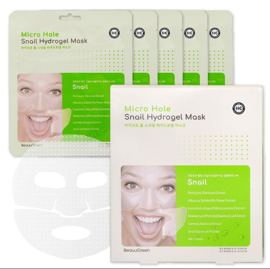 Beauugreen Micro Hole Snail Hydrogel Mask / 30g